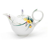 Чайник Meissen порционный 0,2л Игра волн, рельеф, дикая флора