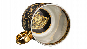 Кружка Rosenthal Versace Virtus Gala 300 мл, черная