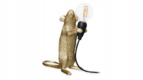 Настольная лампа Seletti Мышь стоит USB 6x13 см, h14 см