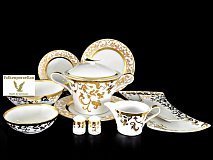 Столовый сервиз на 6 персон Tosca White Gold
