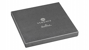Тарелка пирожковая Rosenthal Versace Ла Скала 17 см, розовая