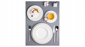 Сервиз чайно-столовый Decor de table София на 6 персон 30 предметов, фарфор, п/к